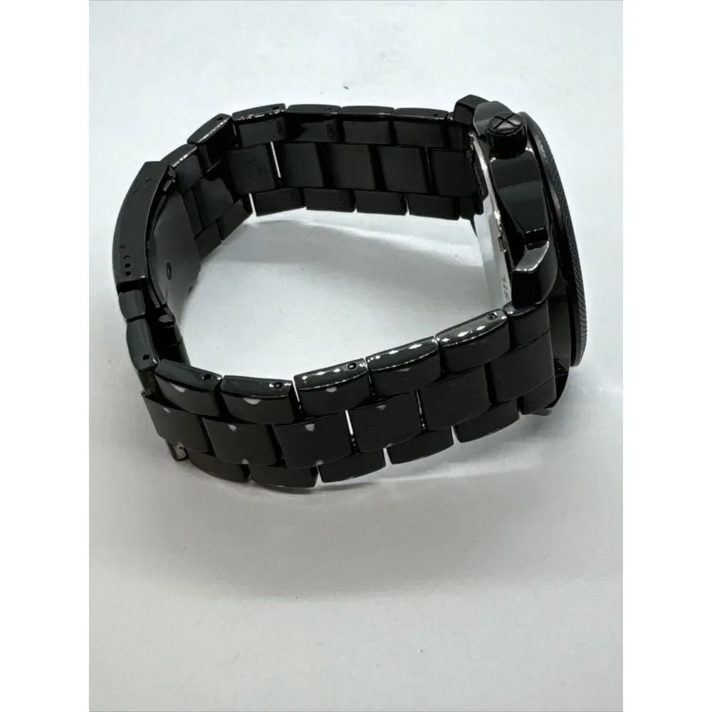 Fossil Machine FS4775 Women Black Stainless Steel Analog Dial Wrist Watch JNA331
